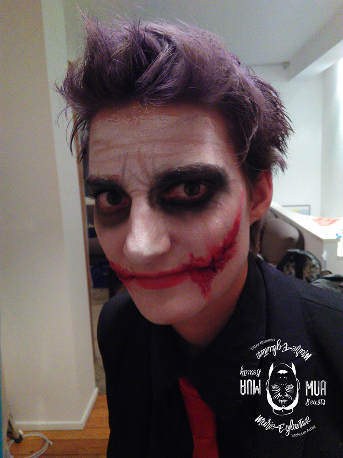 Maquillage Halloween Joker
