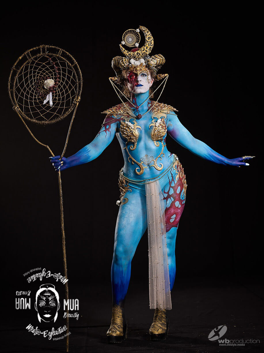 Bodypainting at the WBF2018