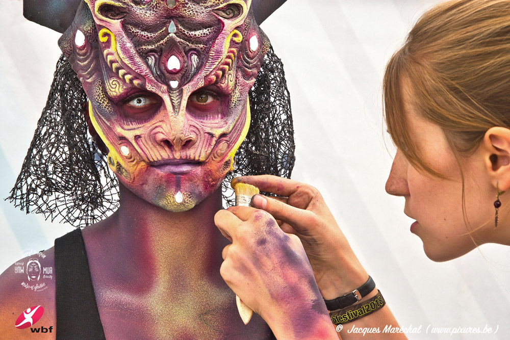 Facepainting at the WBF2018
